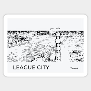 League City Texas Sticker